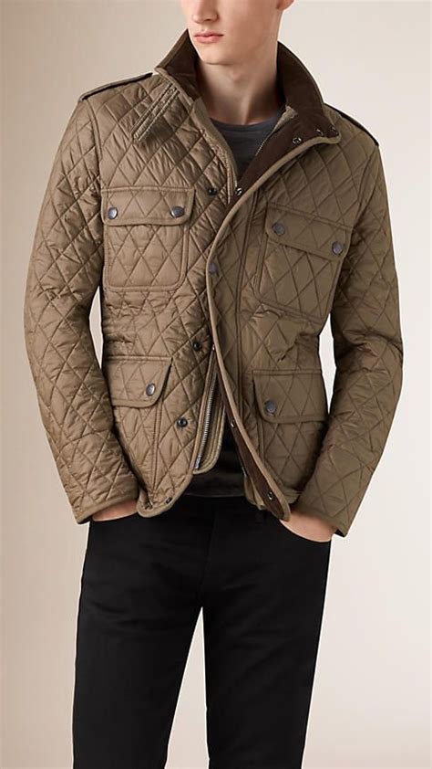 mens burberry barbour jacket|Burberry quilted jacket men's.